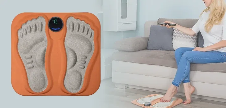 Alfombrilla EMS NeuroMat en un entorno doméstico
